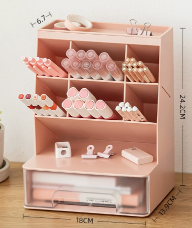 Angled Pen Holder Desk